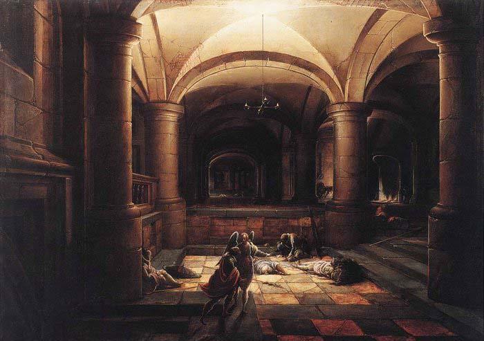 Harmen van Steenwyck The Liberation of St Peter oil painting image